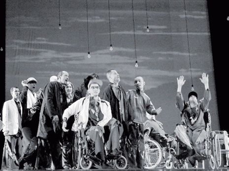 Générale de la pièce théâtrale Handicapés... mais, au TNA