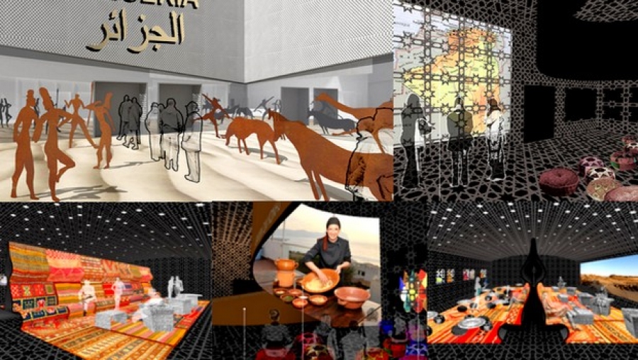 Opération de communication sur la participation de l'Algérie à l'expo universelle de Milan 2015