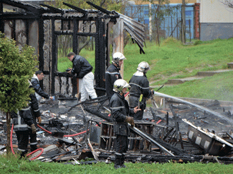 Incendie à SOS village d'enfants de Draria