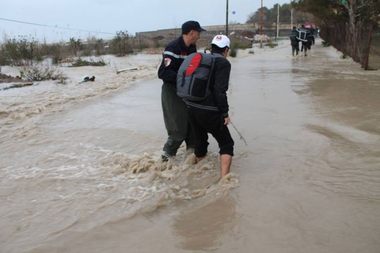 القافلة الكشفية «كريم بلقاسم» تتعرض لفيضان ببجاية