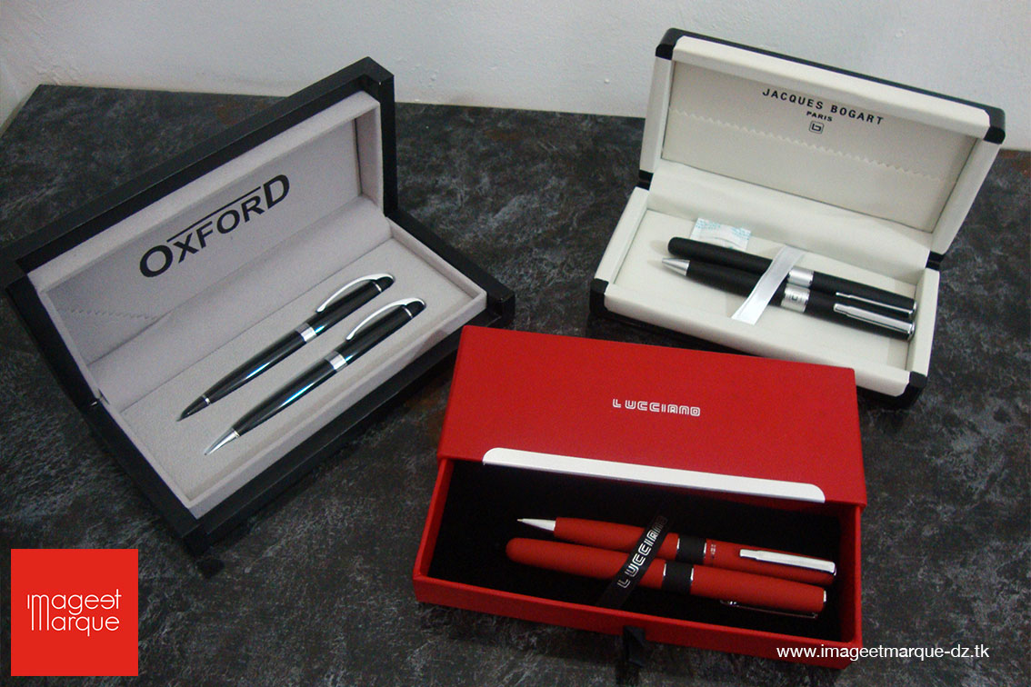 Parure de stylos gravée et personnalisée Hydra Alger