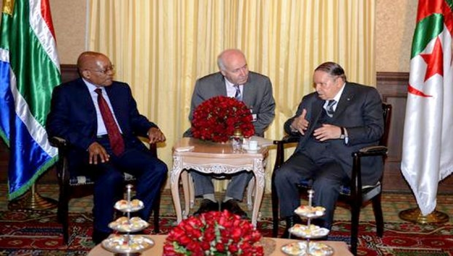 Le président Bouteflika reçoit son homologue Sud-africain