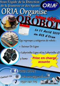 OROBOT'2015  Concours de robotique et expositions