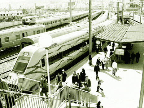 Les usagers du train en colère