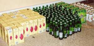 حجز 15287 قارورة مشروبات كحولية بكل من الأغواط و أم البواقي