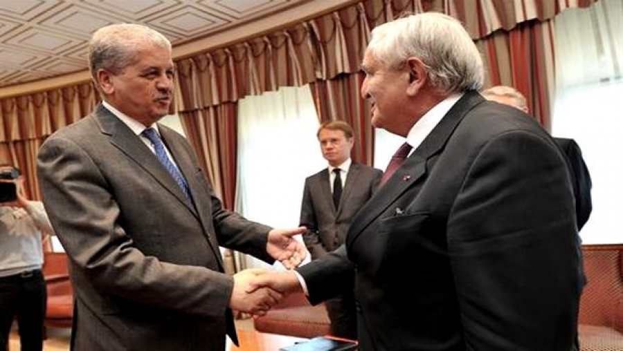 Abdelmalek Sellal reçoit Jean-Pierre Raffarin