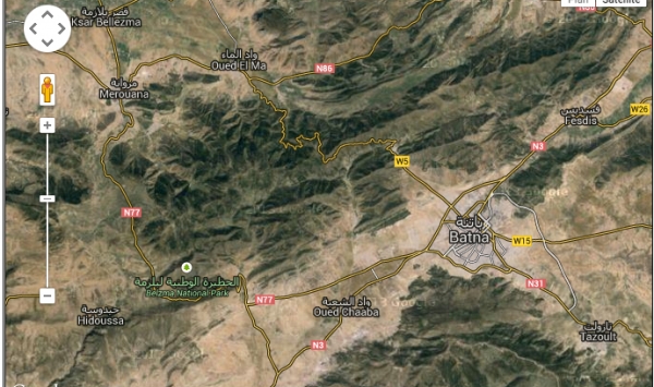 زلزال يضرب ولاية باتنة