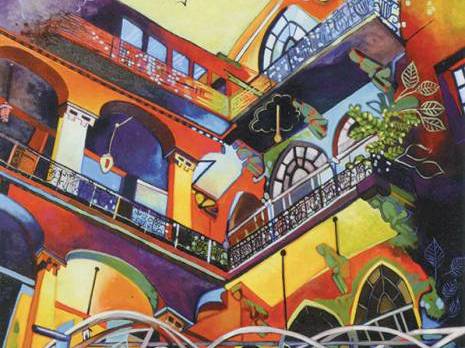 Exposition de peinture de Djahida Houadef à la villa Abdeltif