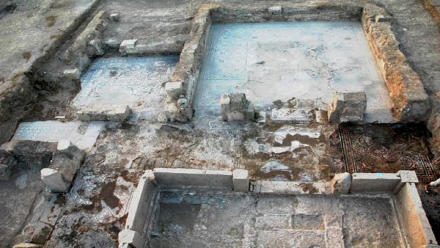 3e phase des fouilles de la mosaïque de Lambès (Batna) début mai