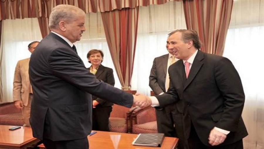 M. Sellal reçoit le ministre mexicain des Relations extérieures