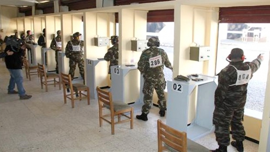 Tir au pistolet automatique/championnat inter-écoles de police