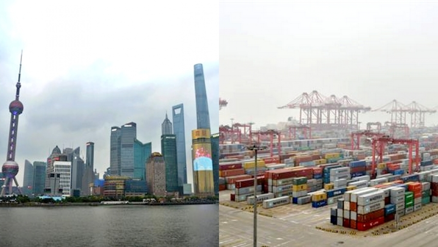 Abdelmalek Sellal jeudi à Shanghai après sa visite à Pékin