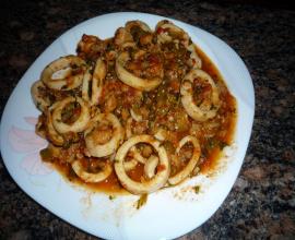 طاجين فواكه البحر