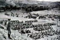Marche des Algériens pour réclamer l'indépendance