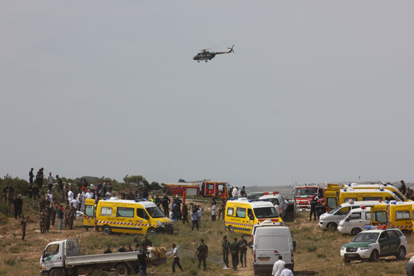 تمرين تمويهي لسقوط طائرة متوجهة من مطار أحمد بن بلة إلى أدرار