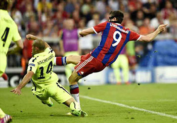 UEFA Ligue des Champions Le Bayern sauve l'honneur