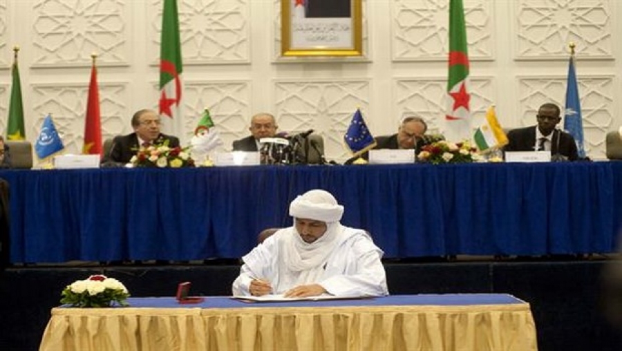 Paraphe par la CMA de l'Accord d'Alger