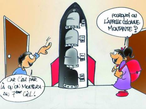 Des bonbonnes de gaz dans les colonnes montantes