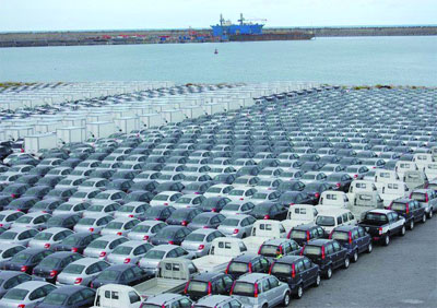 Baisse des véhicules débarqués au port de Djendjen à Jijel