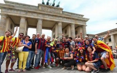 الكاتالونيون يغزون العاصمة برلين
