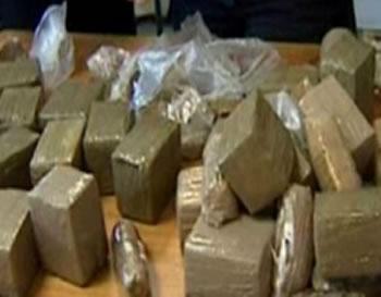 De l'héroïne et du cannabis saisis