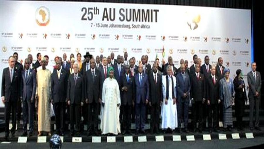 Clôture de la 25e session du sommet africain par l'adoption d'une série de recommandations