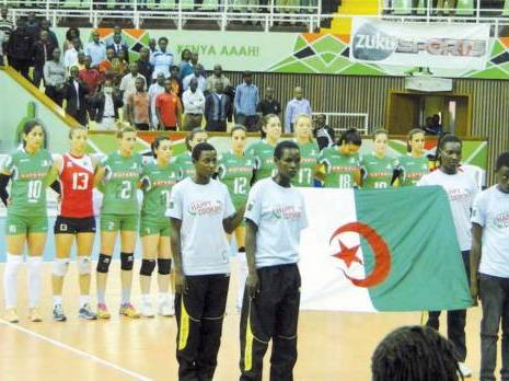 Finale de la 17e CAN de volley-ball Kenya - Algérie (D)