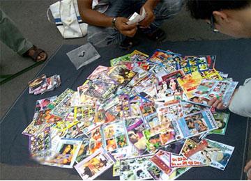 حجز 1141 دعامة من مصنفات فنية مقلّدة بالجلفة