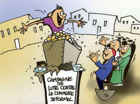 Lutte contre le commerce informel à Jijel