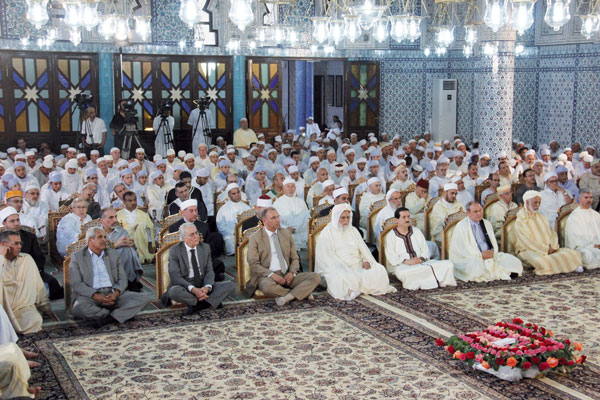 محمد عيسى لدى إشرافه على افتتاح الدروس المحمدية بوهران