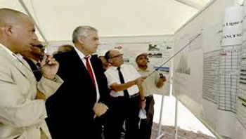 Réalisation de la ligne ferroviaire