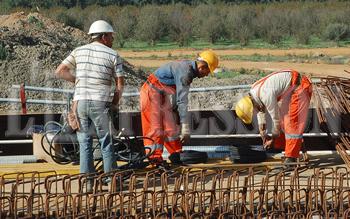 Le pénible travail sur chantier