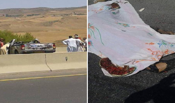 كارثة مرورية على مستوى الطريق السيار بعين الدفلى