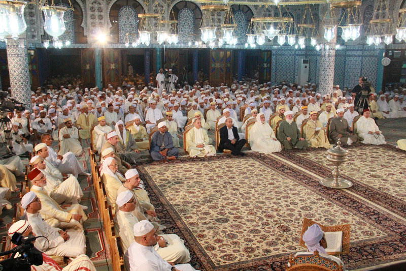 الأستاذ محمد معزوز في اختتام فعاليات الملتقى ال10 للدروس المحمدية بوهران