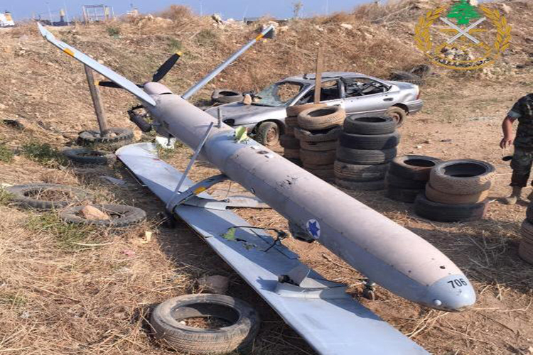 سقوط طائرة استطلاع إسرائيلية في البحر قبالة طرابلس اللبنانية