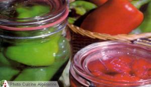 Conserve de poivrons