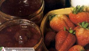 Confitures de fraises