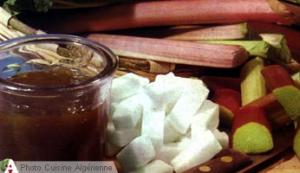 Confiture de rhubarbe