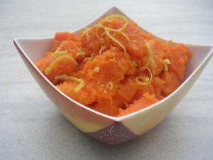 Patates douces au sirop