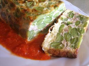 Crêpes à la sauce de févettes