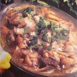 Anchois en salade à l'ail et persil