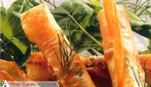 Cigares feuilleté en sauce