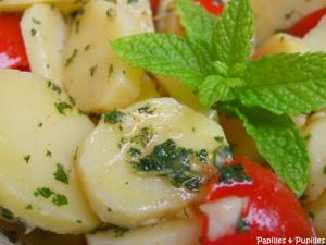 Salade de pommes de terre à la menthe