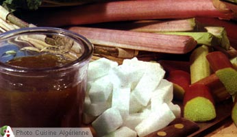 Confiture de rhubarbe