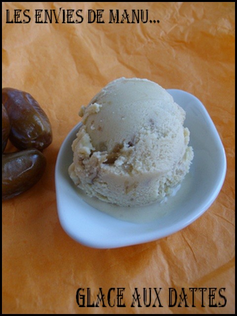 Glace aux dattes