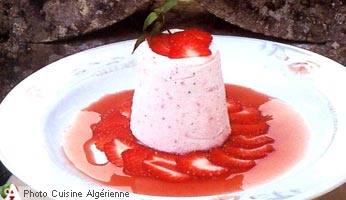 Glace aux fraises
