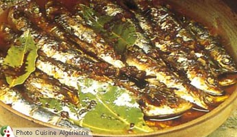 Sardines en sauce vinaigrée