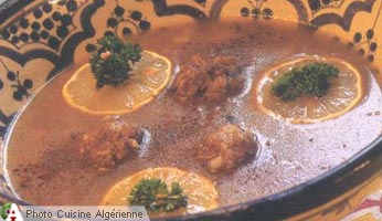 Potages boulettes d’agneau