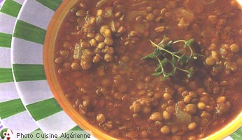 Soupe de lentilles