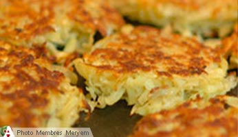 Crêpes de pomme de terre et d'oignons